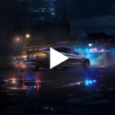 BMW M3 Neon Night Live Wallpaper New Tab  screen for extension Chrome web store in OffiDocs Chromium