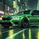 BMW M5 Neon Live Wallpaper  screen for extension Chrome web store in OffiDocs Chromium