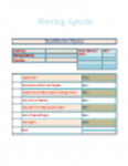 Free download Board Meeting Agenda DOC, XLS or PPT template free to be edited with LibreOffice online or OpenOffice Desktop online