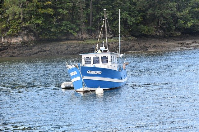 قم بتنزيل Boat Fishing Vessel Sea - صورة مجانية أو صورة ليتم تحريرها باستخدام محرر الصور عبر الإنترنت GIMP