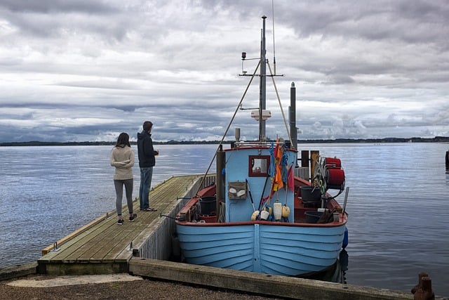 Free download boat harbor sea clouds ocean free picture to be edited with GIMP free online image editor