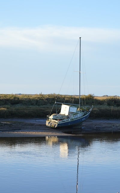Free download boat marsh beach riverbanks free picture to be edited with GIMP free online image editor