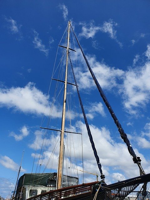 Kostenloser Download Boat Masts Sky - kostenloses Foto oder Bild zur Bearbeitung mit GIMP Online-Bildbearbeitung