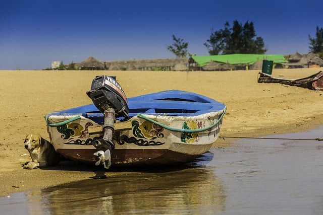 Free download boat ocean fishing fisherman sand free picture to be edited with GIMP free online image editor