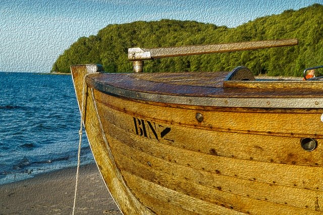 تنزيل مجاني لـ Boat Sea - صورة أو صورة مجانية ليتم تحريرها باستخدام محرر الصور عبر الإنترنت GIMP
