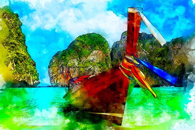 Free download Boat Sea Beach -  free photo or picture to be edited with GIMP online image editor