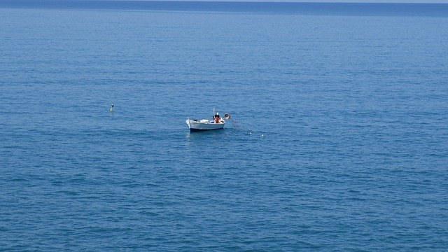Libreng download Boat Sea Landscape - libreng larawan o larawan na ie-edit gamit ang GIMP online na editor ng imahe