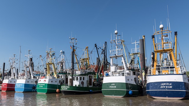 Free download boats fisher port ship water free picture to be edited with GIMP free online image editor