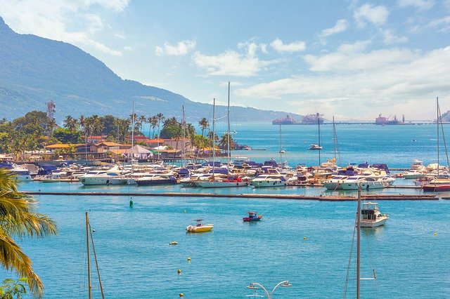Free download boats mountains navigation green free picture to be edited with GIMP free online image editor