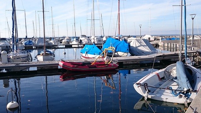 Free download Boats Port Lake -  free photo or picture to be edited with GIMP online image editor
