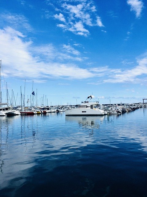 Free download boats port ocean sailboats yacht free picture to be edited with GIMP free online image editor