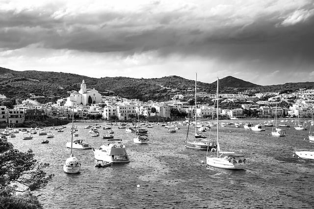 Free download boats sea coast town port free picture to be edited with GIMP free online image editor