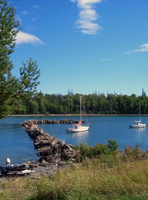 Muat turun percuma Boat Summer Lake - foto atau gambar percuma untuk diedit dengan editor imej dalam talian GIMP