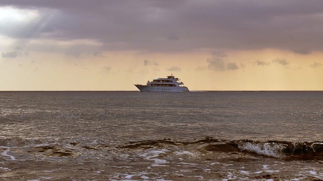 Free download boat sunset sea ocean horizon free picture to be edited with GIMP free online image editor