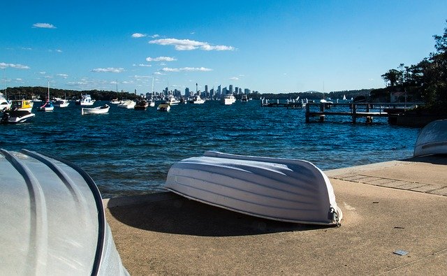 Free download Boats Water Sydney -  free photo or picture to be edited with GIMP online image editor