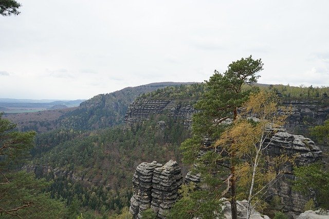 Free download Bohemian Switzerland Cz Rock -  free photo or picture to be edited with GIMP online image editor
