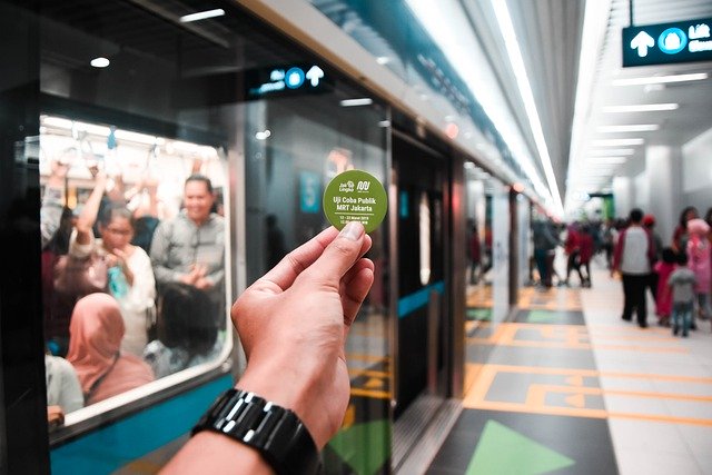 Free download Bokeh Station Mrt -  free photo or picture to be edited with GIMP online image editor