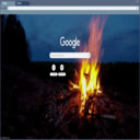 Bonfire at Night  screen for extension Chrome web store in OffiDocs Chromium