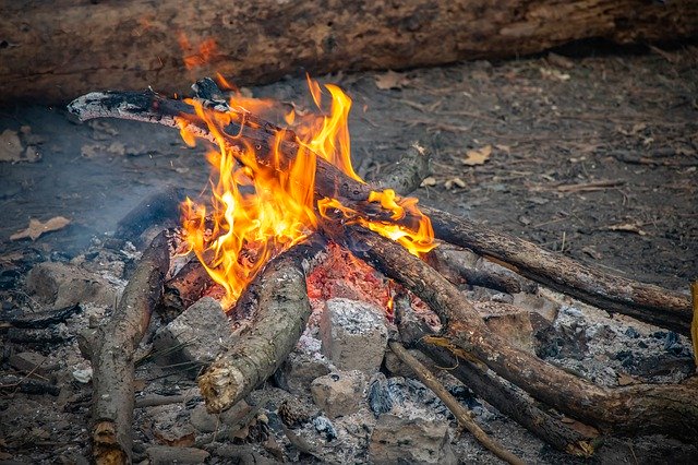 Descarga gratuita Bonfire Fire Firewood: foto o imagen gratuita para editar con el editor de imágenes en línea GIMP