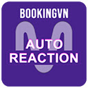 BOOKINGVN Auto Like  Heart Reaction for Natural Facebook Engagement  screen for extension Chrome web store in OffiDocs Chromium