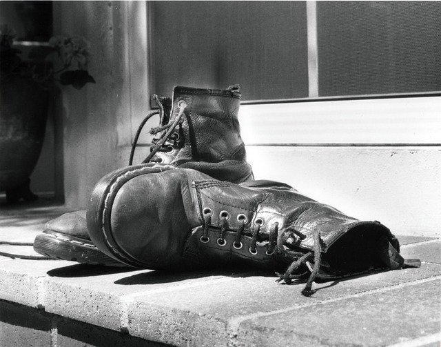 Free download Boots Old Shoes Ragged -  free photo or picture to be edited with GIMP online image editor