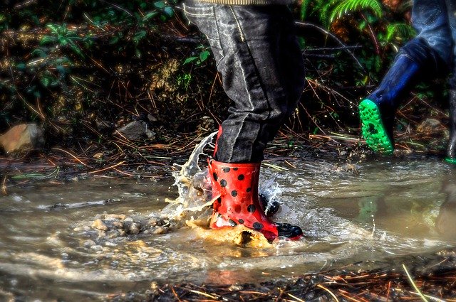 Muat turun percuma Boots Shoes Rain - foto atau gambar percuma untuk diedit dengan editor imej dalam talian GIMP