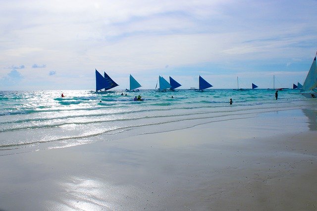 Muat turun percuma Boracay Scenery Sea - foto atau gambar percuma untuk diedit dengan editor imej dalam talian GIMP