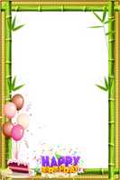 Free download Border Birth day free photo or picture to be edited with GIMP online image editor