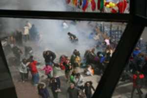 Free download Boston Marathon First Explosion Img free photo or picture to be edited with GIMP online image editor