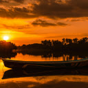 Bote en el Atardecer  screen for extension Chrome web store in OffiDocs Chromium