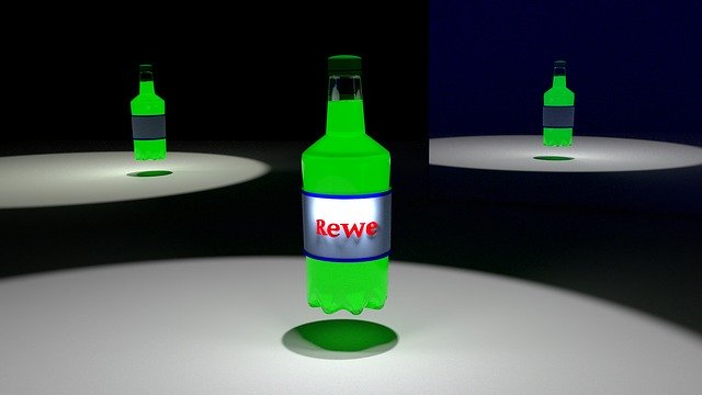 Free download Bottle Advertising Green -  free illustration to be edited with GIMP free online image editor
