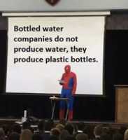 Free download bottled water spider-man free photo or picture to be edited with GIMP online image editor