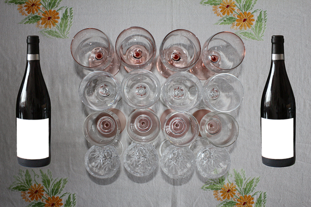 Free download Bottles Wineglass Drink Wine -  free illustration to be edited with GIMP free online image editor