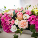 Bouquet of fresh flowers in white vessel  screen for extension Chrome web store in OffiDocs Chromium