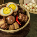 Bowl of braised meat and eggs  screen for extension Chrome web store in OffiDocs Chromium