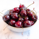 Bowl of ripe red cherries  screen for extension Chrome web store in OffiDocs Chromium