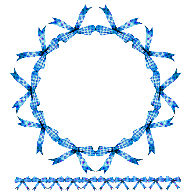 Free download Bow Ribbon Wreath -  free illustration to be edited with GIMP free online image editor