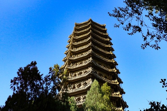 Muat turun percuma Boya Tower Beijing University - foto atau gambar percuma untuk diedit dengan editor imej dalam talian GIMP