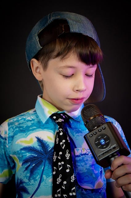 Free download boy child microphone karaoke sing free picture to be edited with GIMP free online image editor