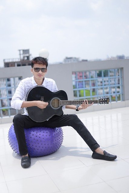 Free download boy guitar photo guitar a free picture to be edited with GIMP free online image editor