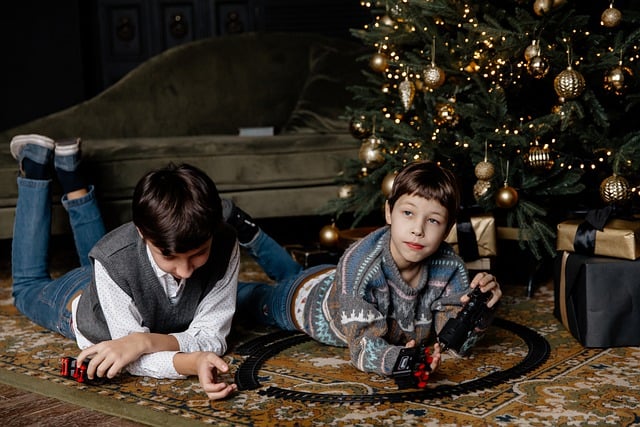 Free download boys christmas living room kids free picture to be edited with GIMP free online image editor