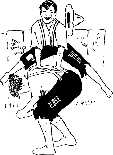 Free download Boys Game Old Fashioned Leap - Free vector graphic on Pixabay free illustration to be edited with GIMP free online image editor