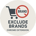 BrandFilter E commerce Brand Exclusion  screen for extension Chrome web store in OffiDocs Chromium