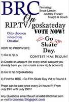 Free download BRC - Rip.tv/goskateday Poster free photo or picture to be edited with GIMP online image editor