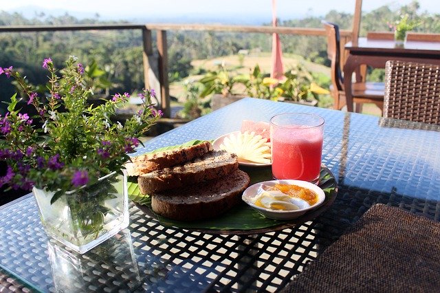 Free download Breakfast Bali Vacation -  free photo or picture to be edited with GIMP online image editor