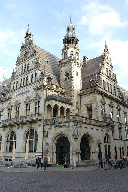 Free download Bremen Market Historically -  free photo or picture to be edited with GIMP online image editor