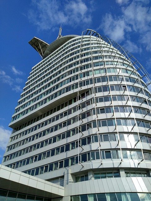 Descarga gratuita Bremerhaven Skyscraper Building: foto o imagen gratuita para editar con el editor de imágenes en línea GIMP