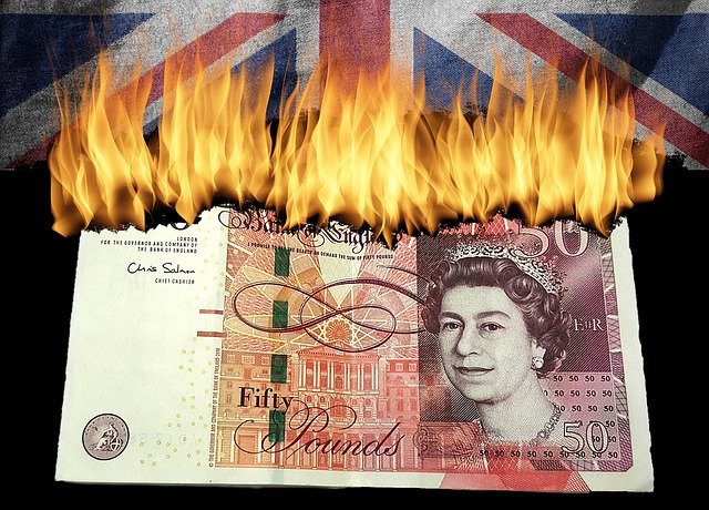 Free download Brexit England Burn Money Destroy -  free illustration to be edited with GIMP free online image editor