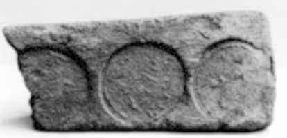 Free download Brick Stamped with a Circular Seal free photo or picture to be edited with GIMP online image editor