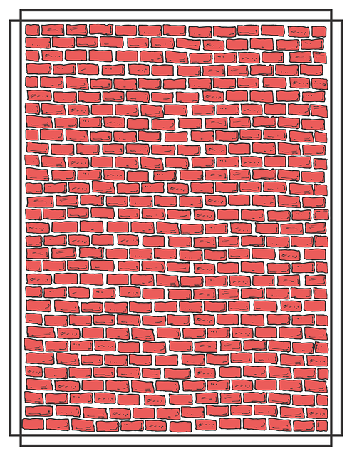 Free download Bricks Wall Card - Free vector graphic on Pixabay free illustration to be edited with GIMP free online image editor